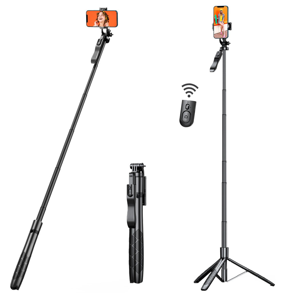 61” Extendable Selfie Stick Tripod