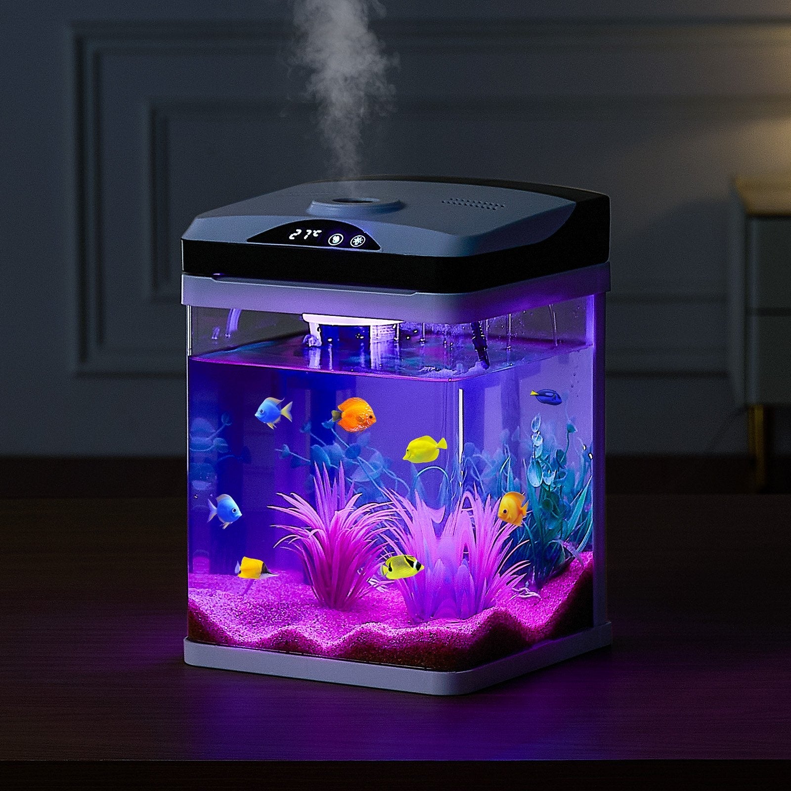 2 Gallon LED Smart Fish Tank Aquarium