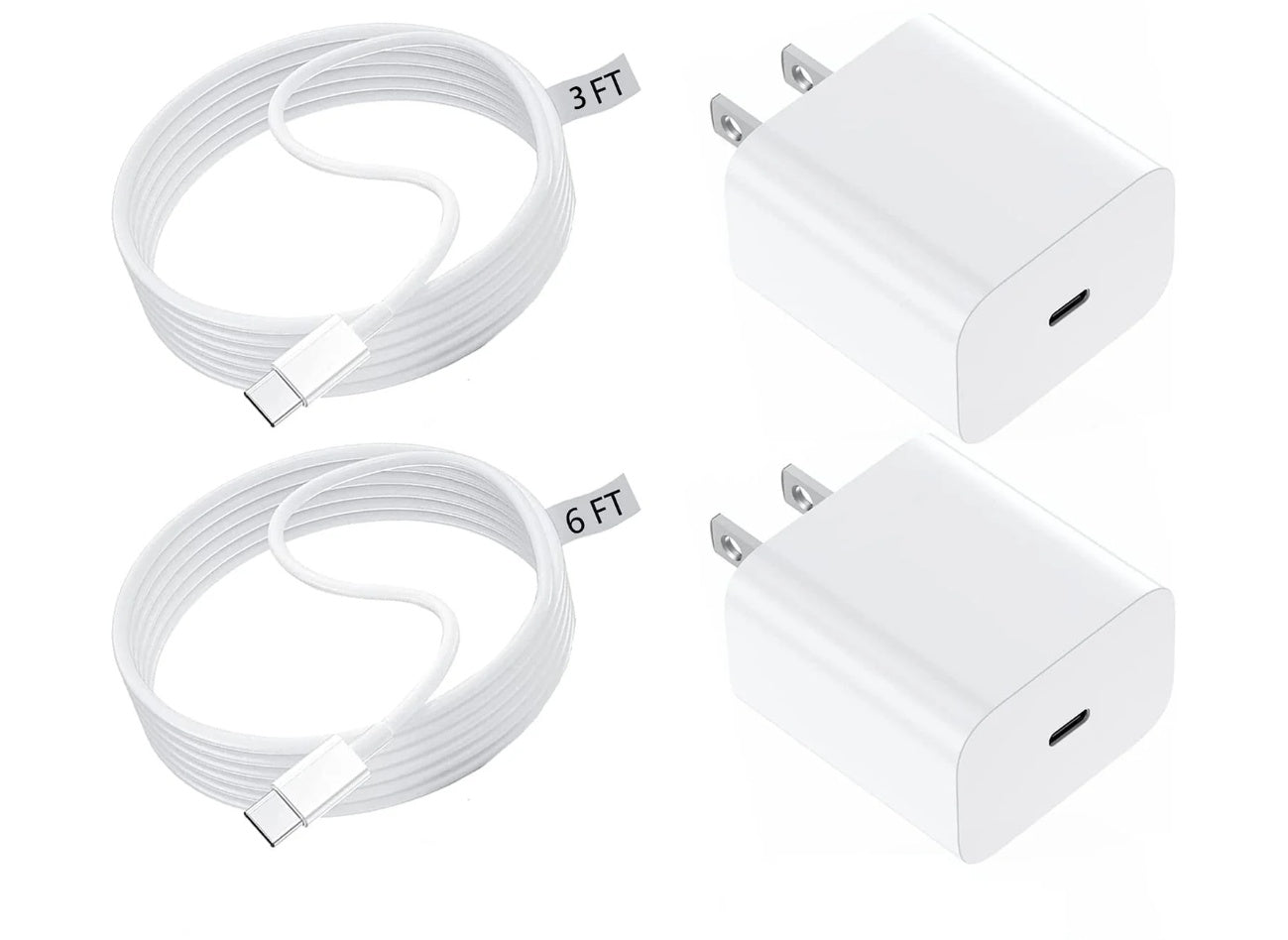 Apple Fast Charger 2-Pack with USB-C Cable