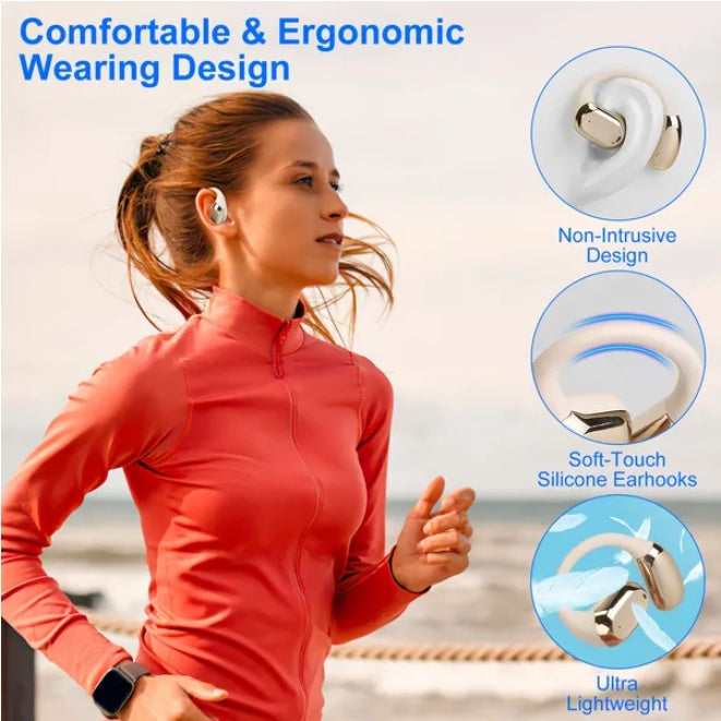 Earhook LED Charging Case Sports Earbuds