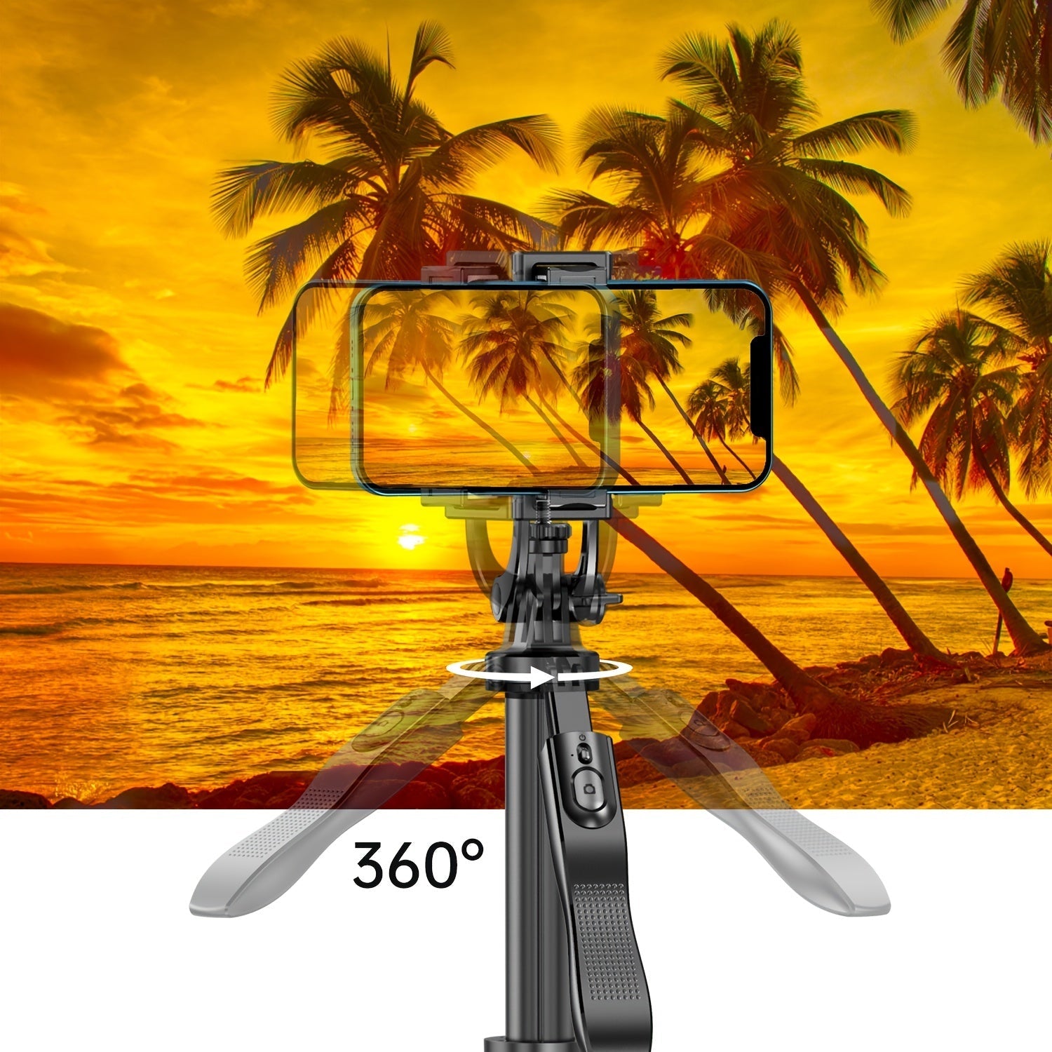 61” Extendable Selfie Stick Tripod